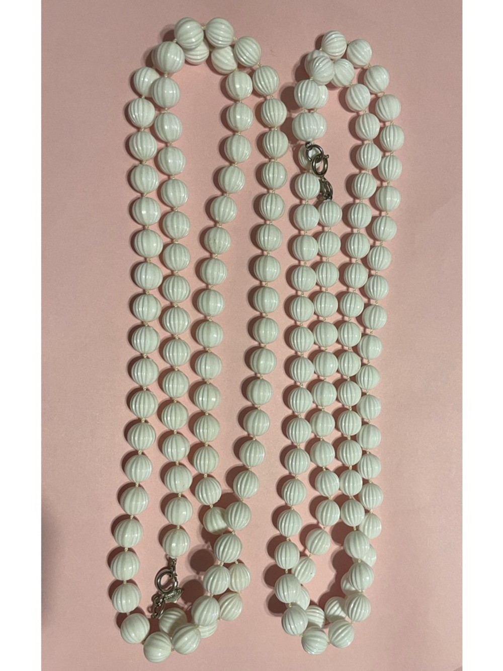 Vintage Signed Sarah Coventry Plastic Necklace Set #7143 You Get Both